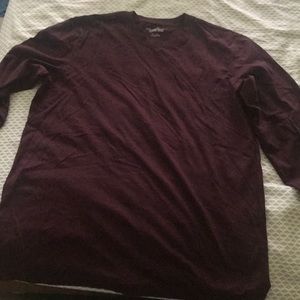 Large Eddie Bauer red long sleeve T-shirt